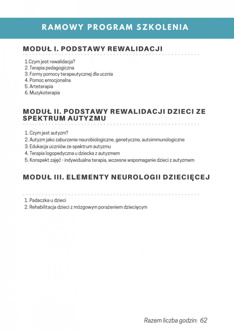 Konspekt Zajęć Rewalidacyjnych Dla Dzieci Upośledzonych W Stopniu Lekkim Rewalidacja spektrum autyzmu – E-KURSYONLINE